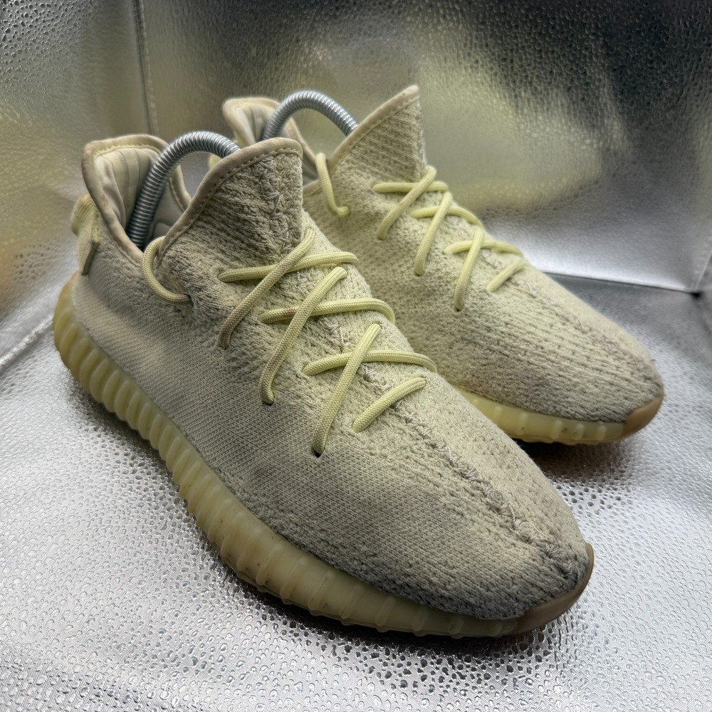 Size 8 Adidas Yeezy Boost 350 V2 Butter Yellow Mens Sneakersβ Shoes F36980